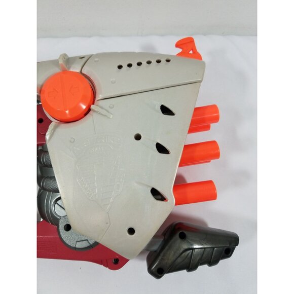 Nerf N-Strike Hornet AS-6 Blaster Dart Blaster Gun Red Gray 2004 - Picture 2 of 7